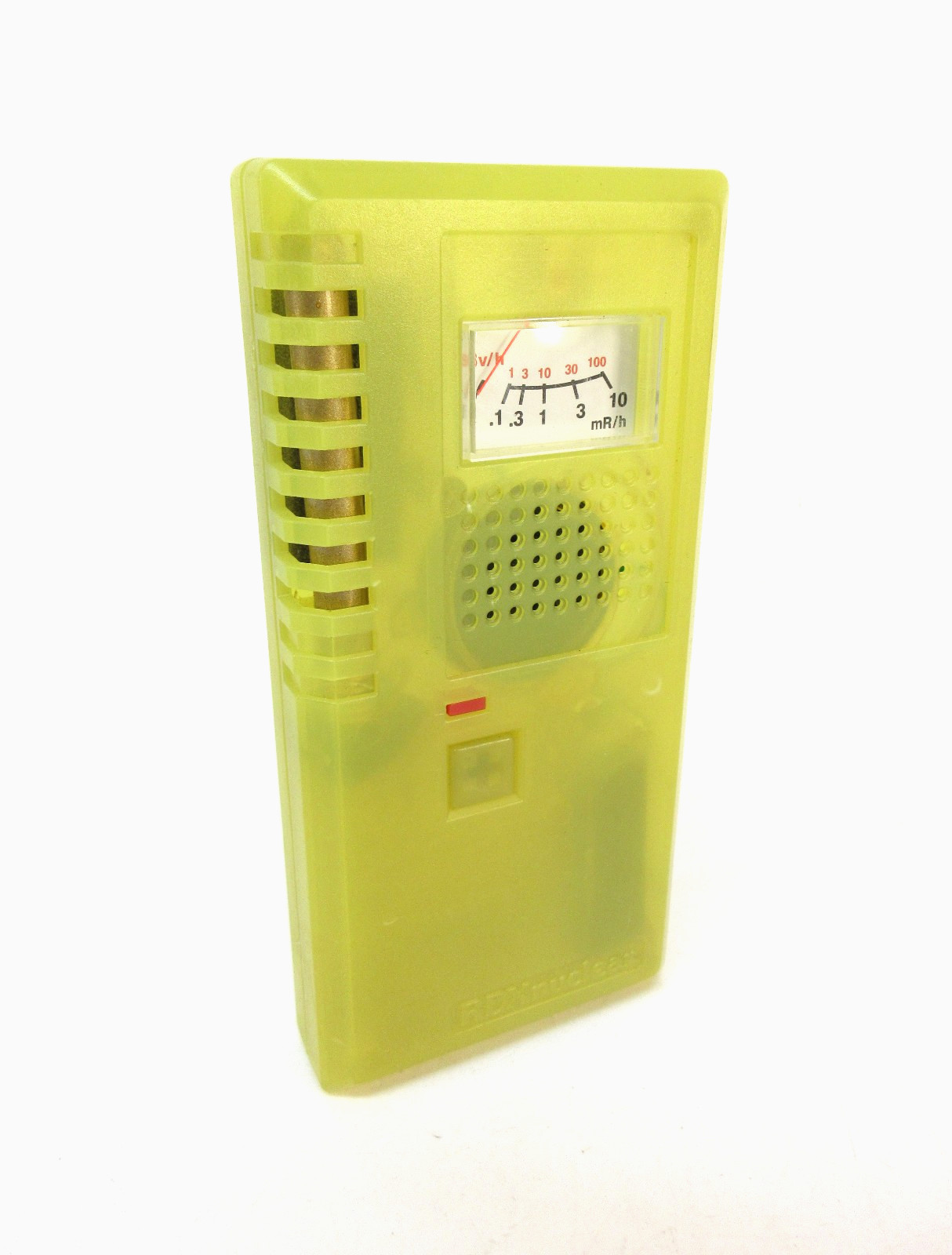 Geiger Counter DX-1  0-10 mR/hr Range Radiation Monitor Meter Transparent Yellow