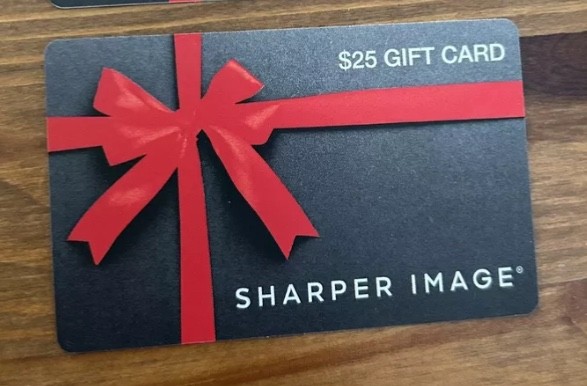 Sharper Image Gift Cards- 2 X $25= $50