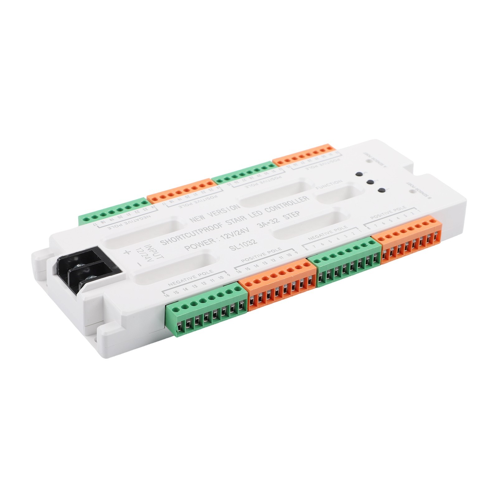 Stair LED Controller 32 Channels UL1032 with Dual AB Sensor Wiring Guide