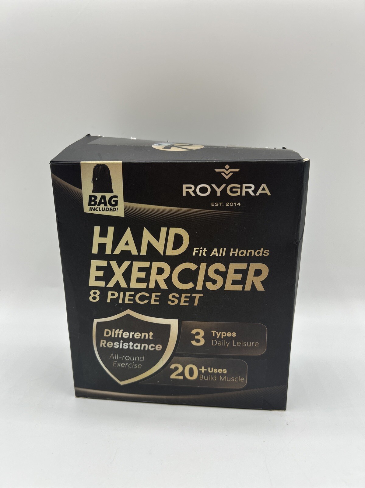 Hand Exerciser Finger Strengthener Different Resistance 8 piece set