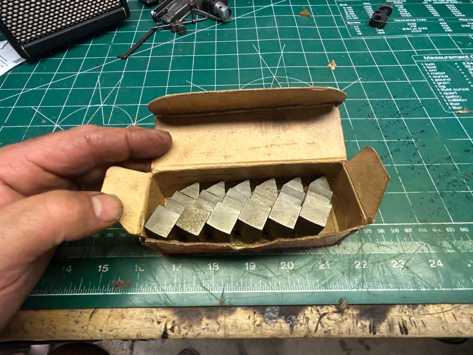 MACHINIST OfCe TOOL LATHE MILL Set of 6 Jaws for 6 Jaw Lathe Chuck