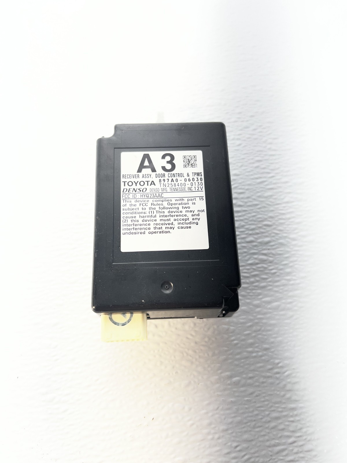 2012-2017 TOYOTA CAMRY DOOR CONTROL RECEIVER MODULE 897A0-06030 OEM