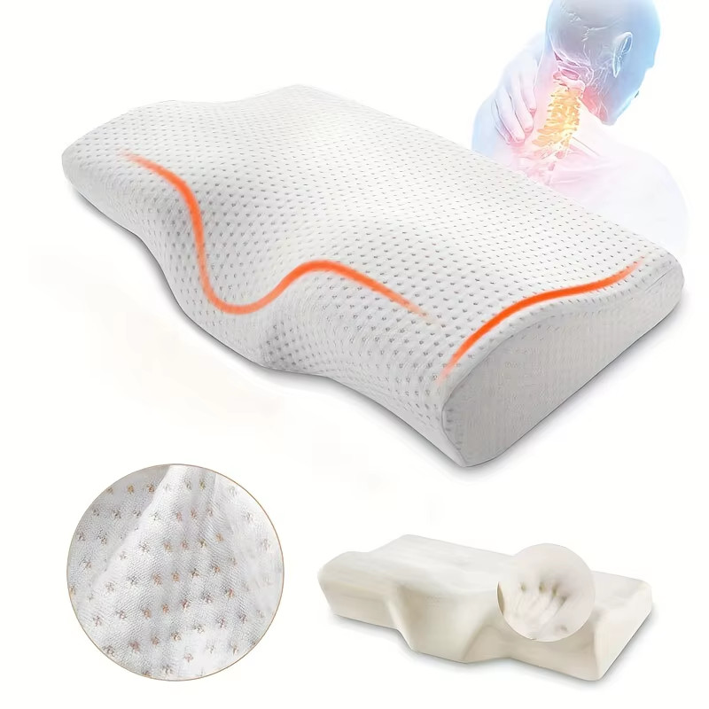 Memory Foam Bed Orthopedic Pillow for Neck Sleeping Orthopedic Pillow Pillow Lat