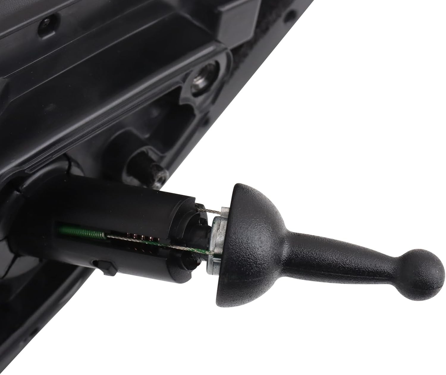 Textured Black Driver Side Mirror for Hyundai Accent — Manual, Left Side