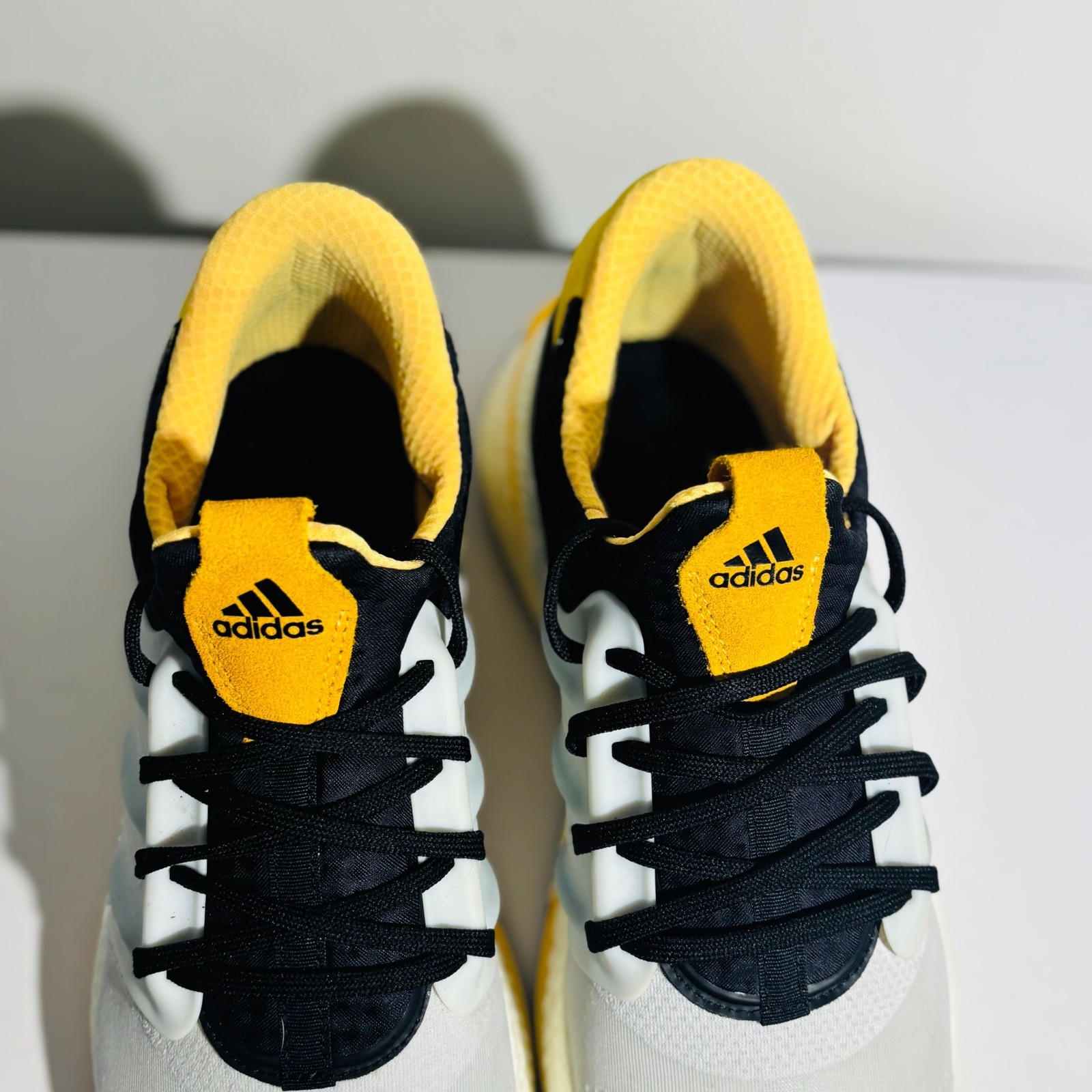 Adidas X_PLR BOOST 'Grey Black Spark' Yellow A1G8499 Men's Size 12