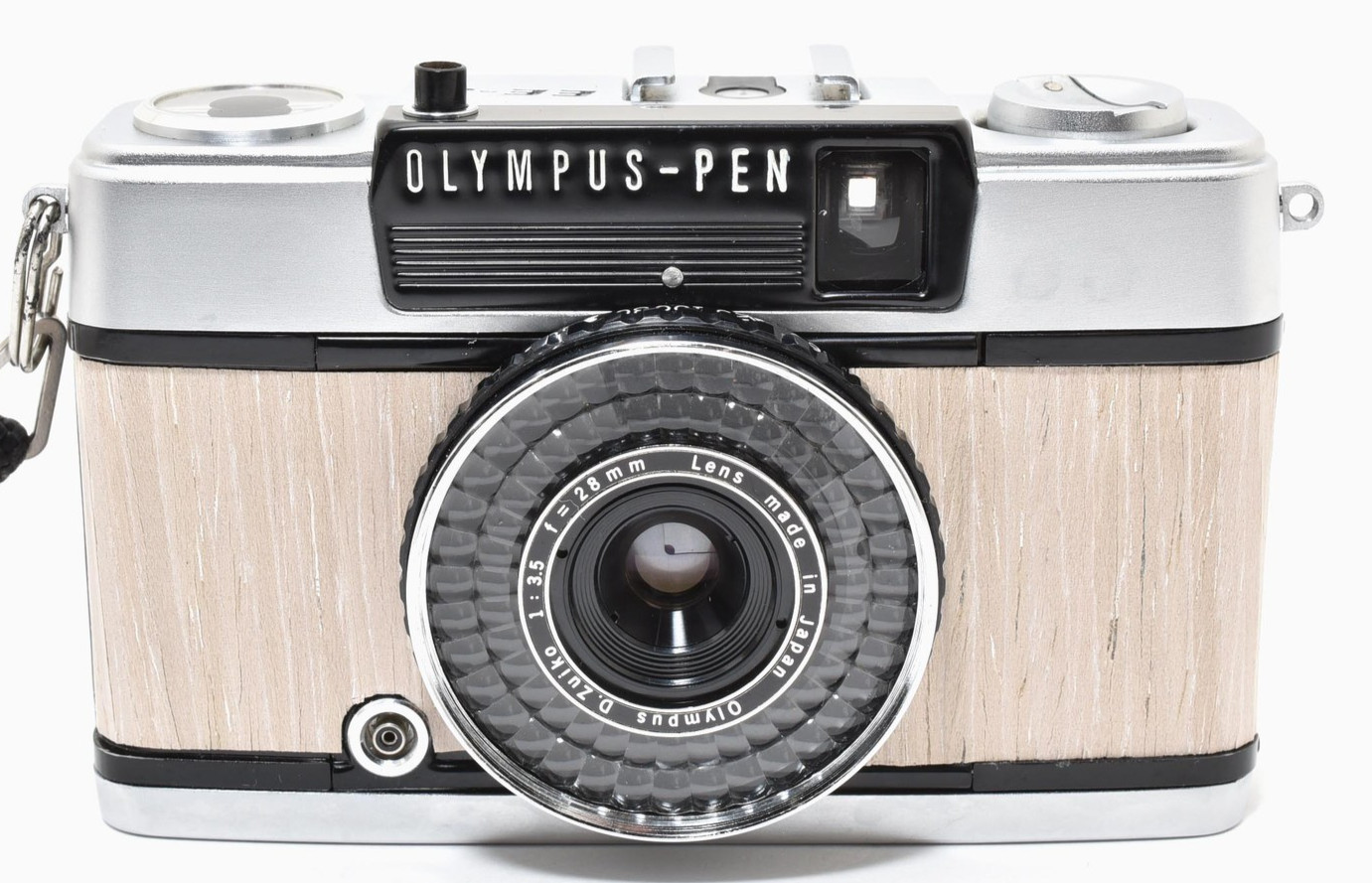 ▶️ MINT OLYMPUS PEN EE-3 Natural Wood 35mm Half Film Camera Japan  2789820