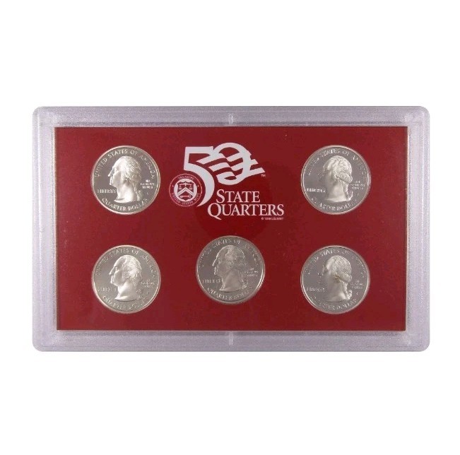 2006 State Quarter Silver Proof Set U.S. Mint Packaging COA