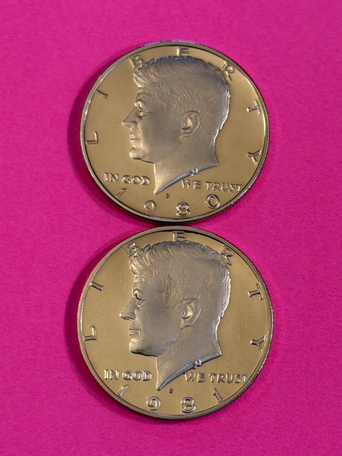 COIN KENNEDY 1980-1981 S PROOF FREE SHIPPING