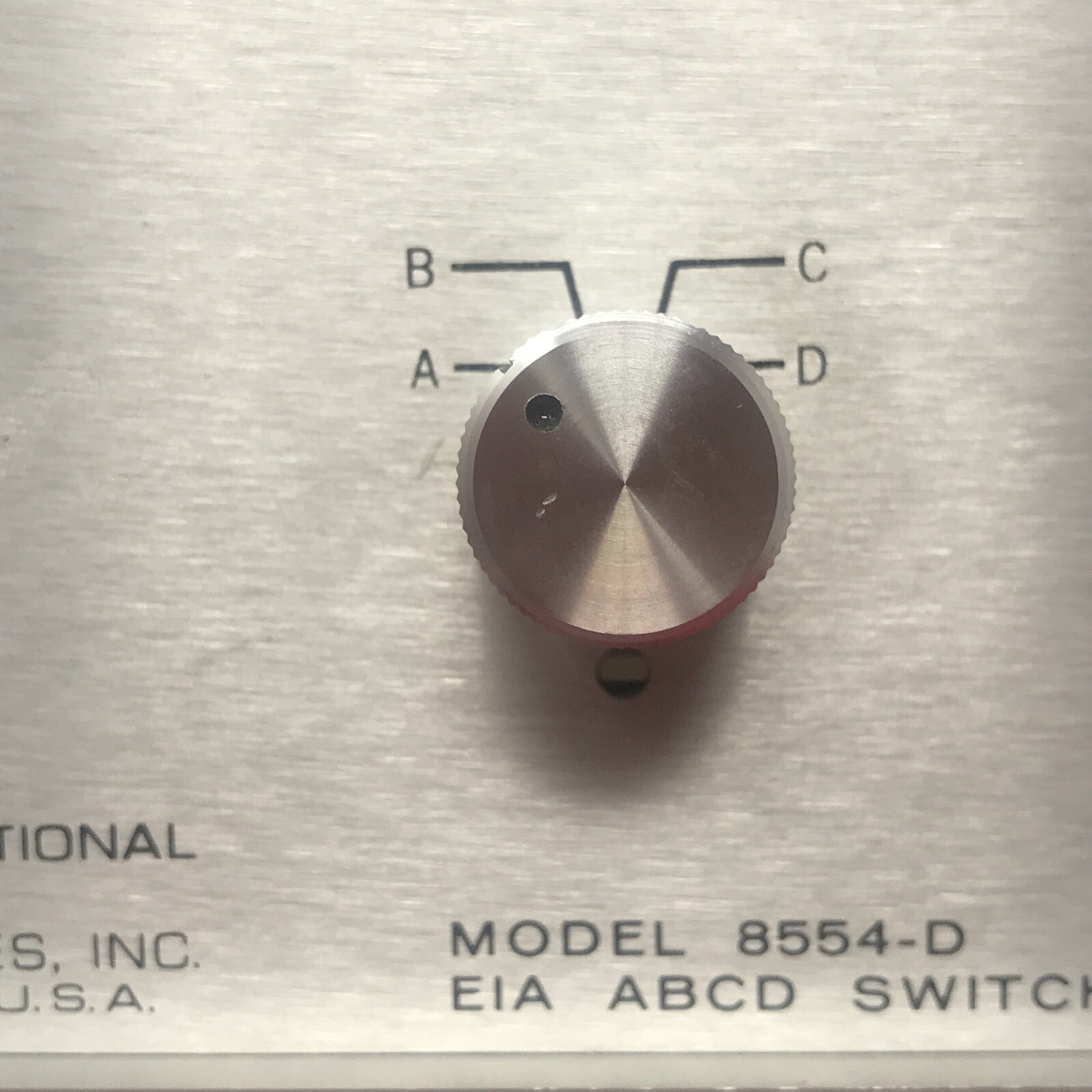 International Data Sciences 8554-D EIA 25 Pin Female 4 Way Data ABCD Switch Box