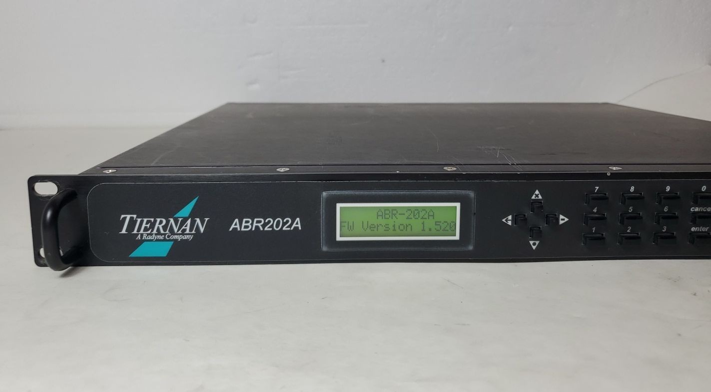 Tiernan ABR202A Professional SCPC/MCPC Audio Broadcast Receiver