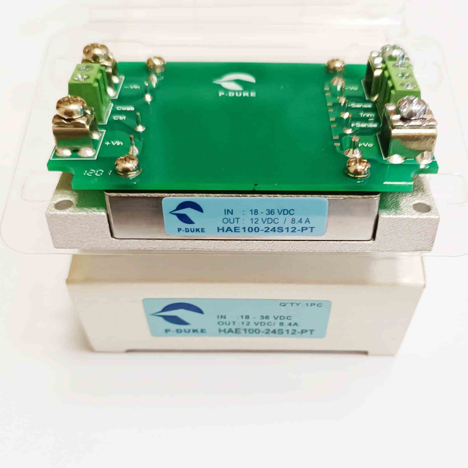 HAE100-24S12 IN;18-36VDC OUT;12VDC/8.4A