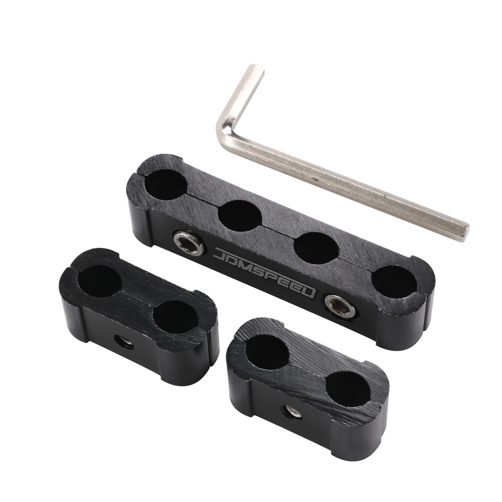 Black Aluminum Wire Separator Spark Plug Electrical Wire Divider For 8 9 10mm