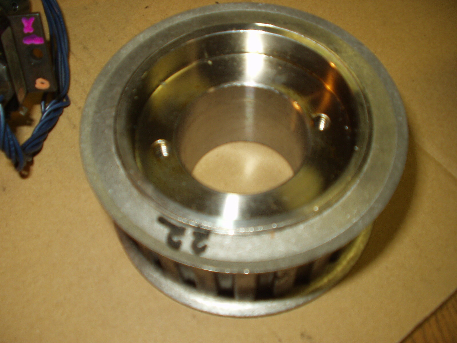 Browning 22HH150 Gearbelt Timing Pulley Inside Dia. is 1.520"