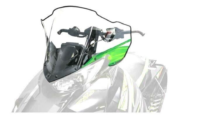 Arctic Cat Snowmobile Mid Touring Windshield Hyper Green 8639-222 READ LISTING