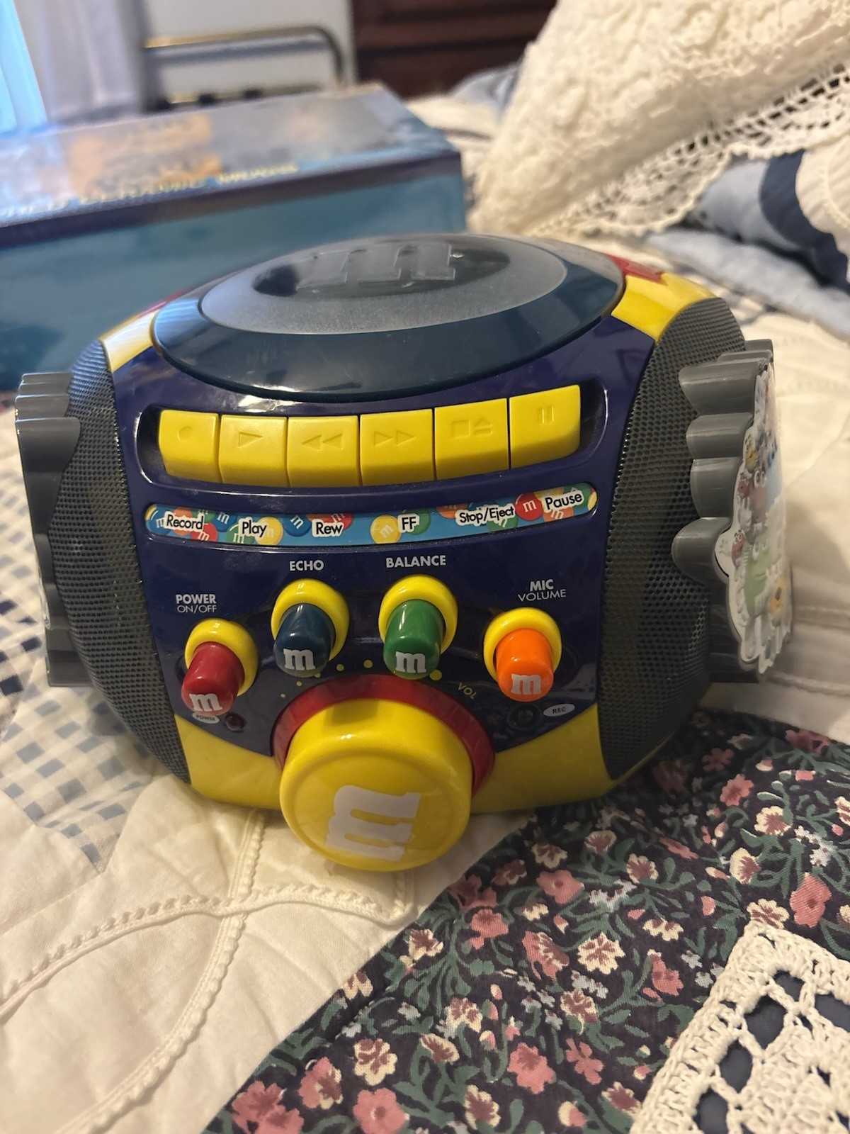 M&M's  Kids Cassette Karaoke Machine No Mic Untested sing along