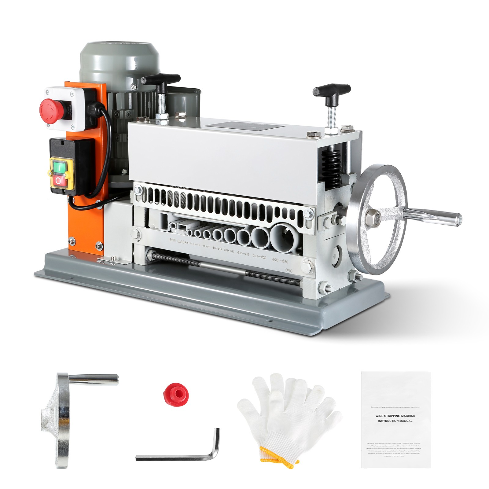 Electric Wire Stripping Machine 370W 0.06"-1.57" 11 Channel Cable Stripper