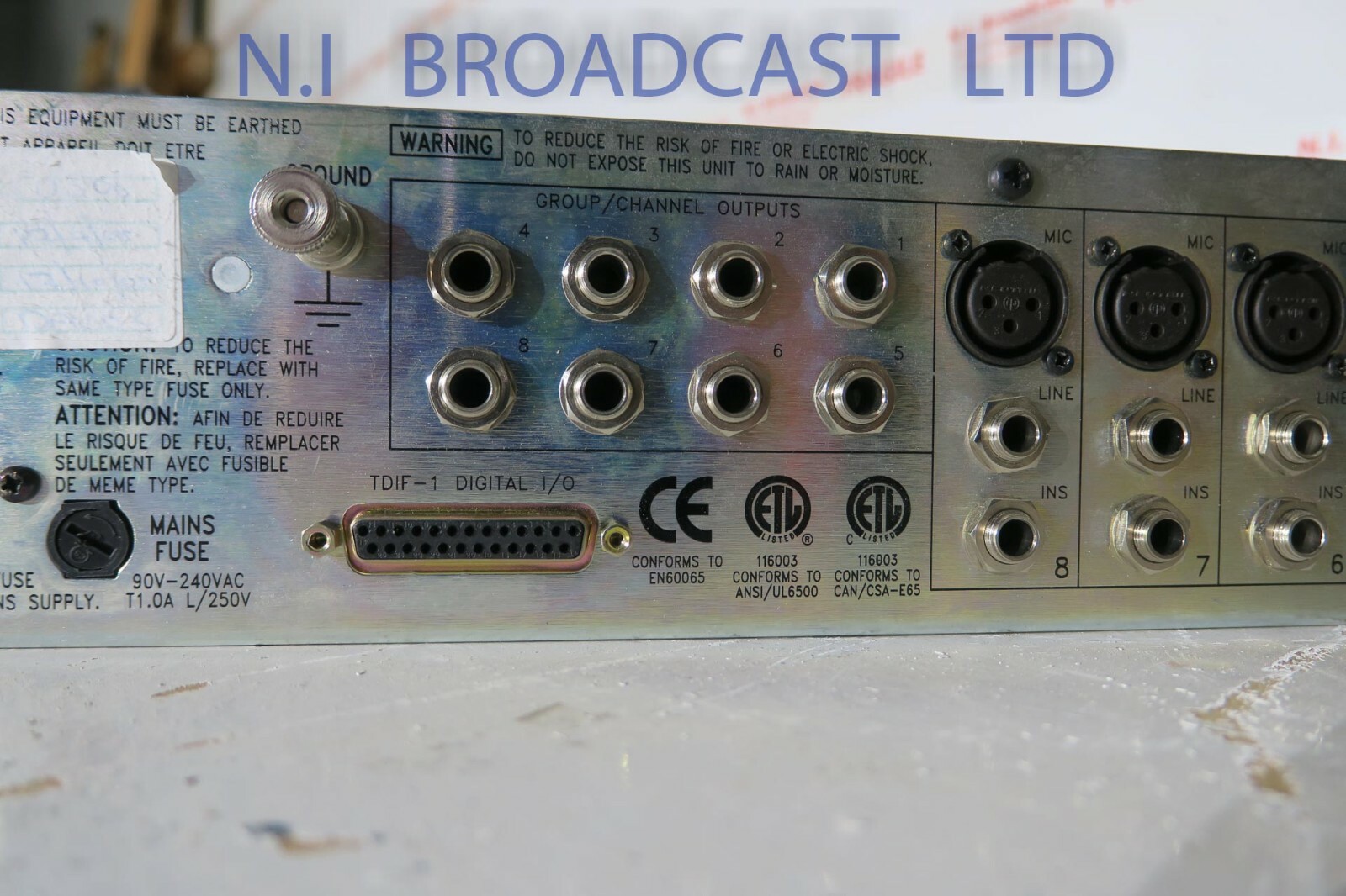 Soundcraft Spirit Digital mic / line interface unit 8ch