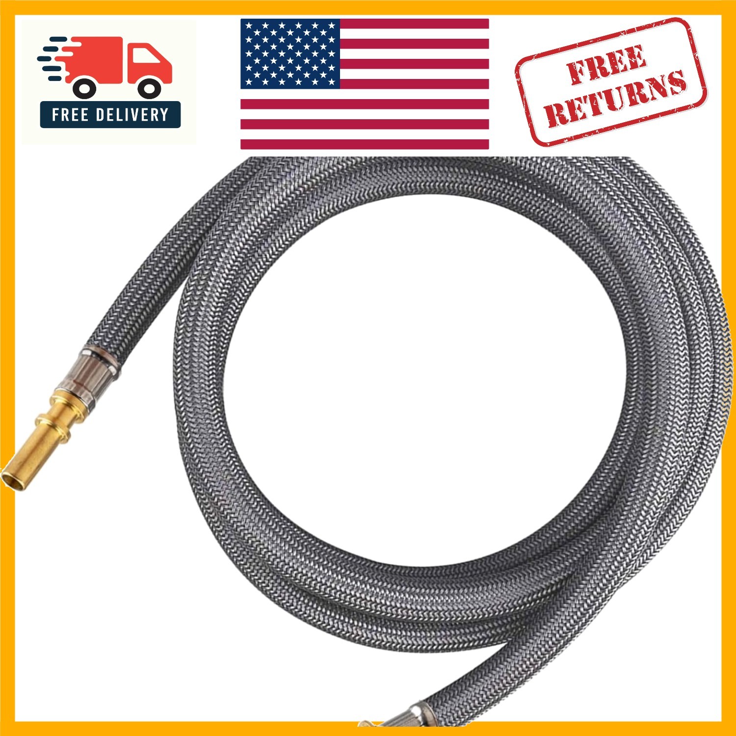 Durable 59-Inch Pull-Down Kitchen Faucet Hose Compatible with Hansgrohe Models