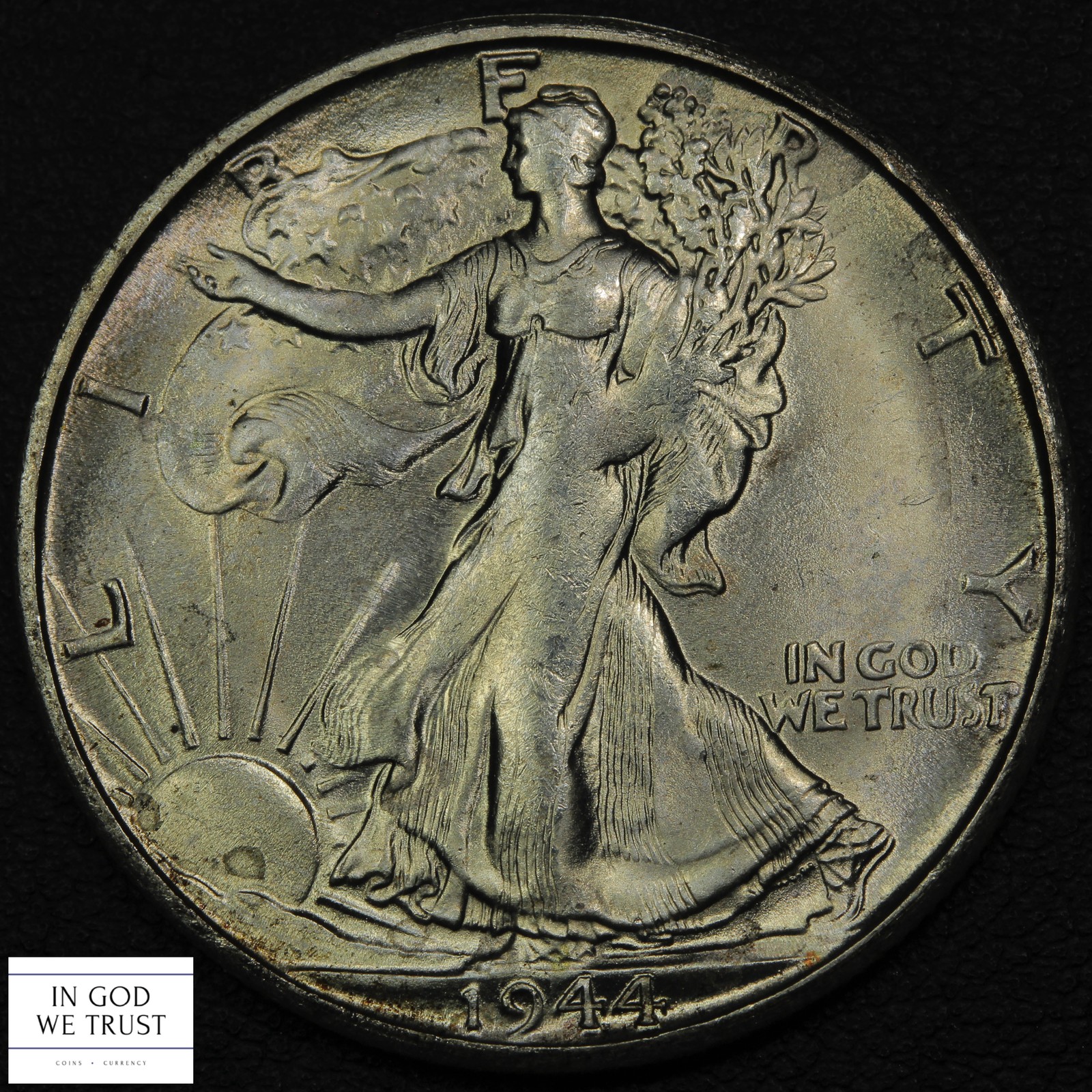 1944 S Walking Liberty Silver Half Dollar 50C (MS Choice Uncirculated)