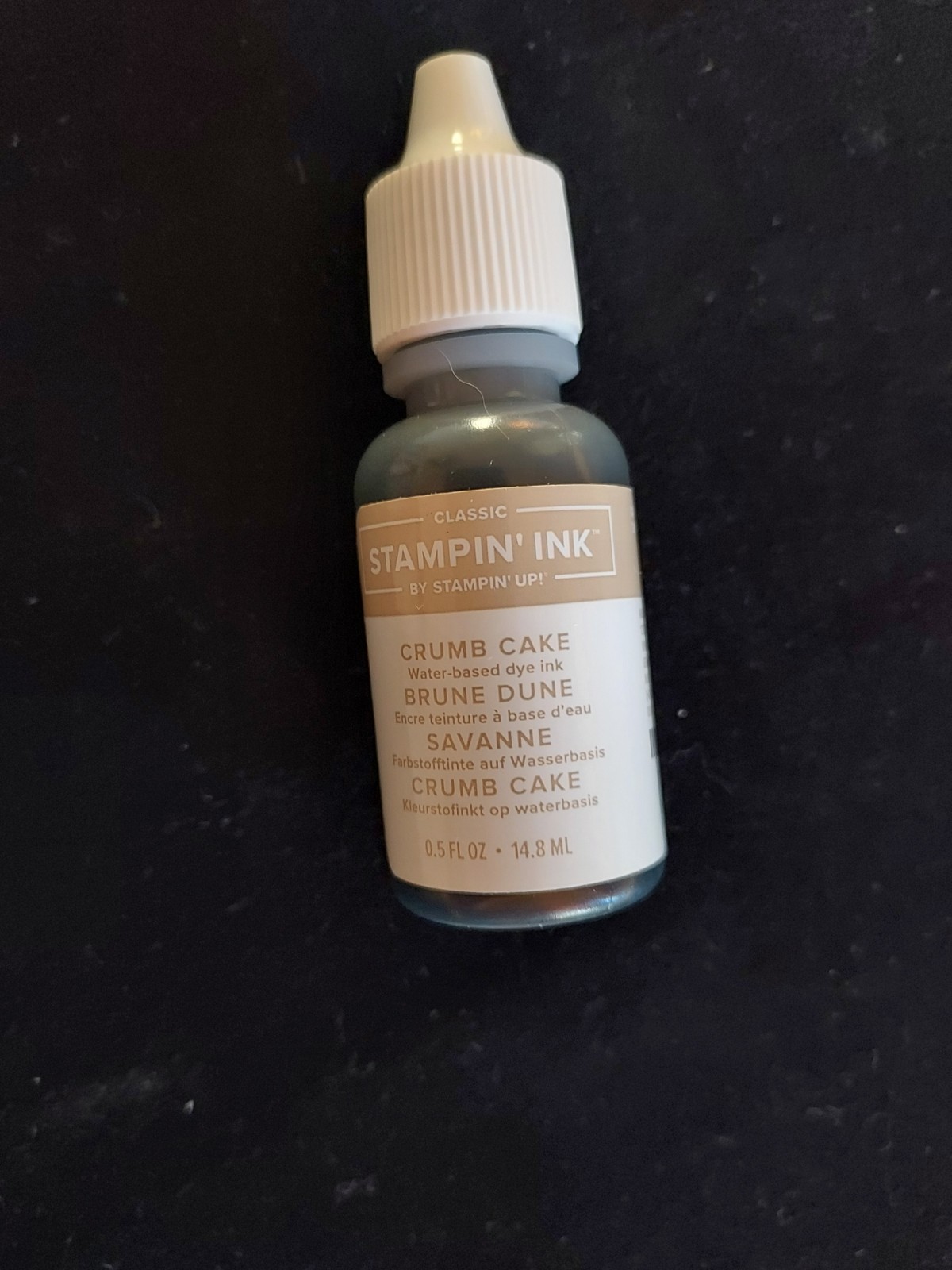 Stampin' Up! CRUMB CAKE CLASSIC INK Refill Bottle-New/Retired