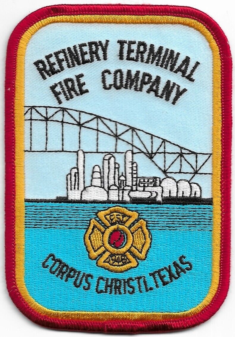 Industrial - TX - Refinery Terminal Fire Company (4.25" X 4.75" size) fire patch