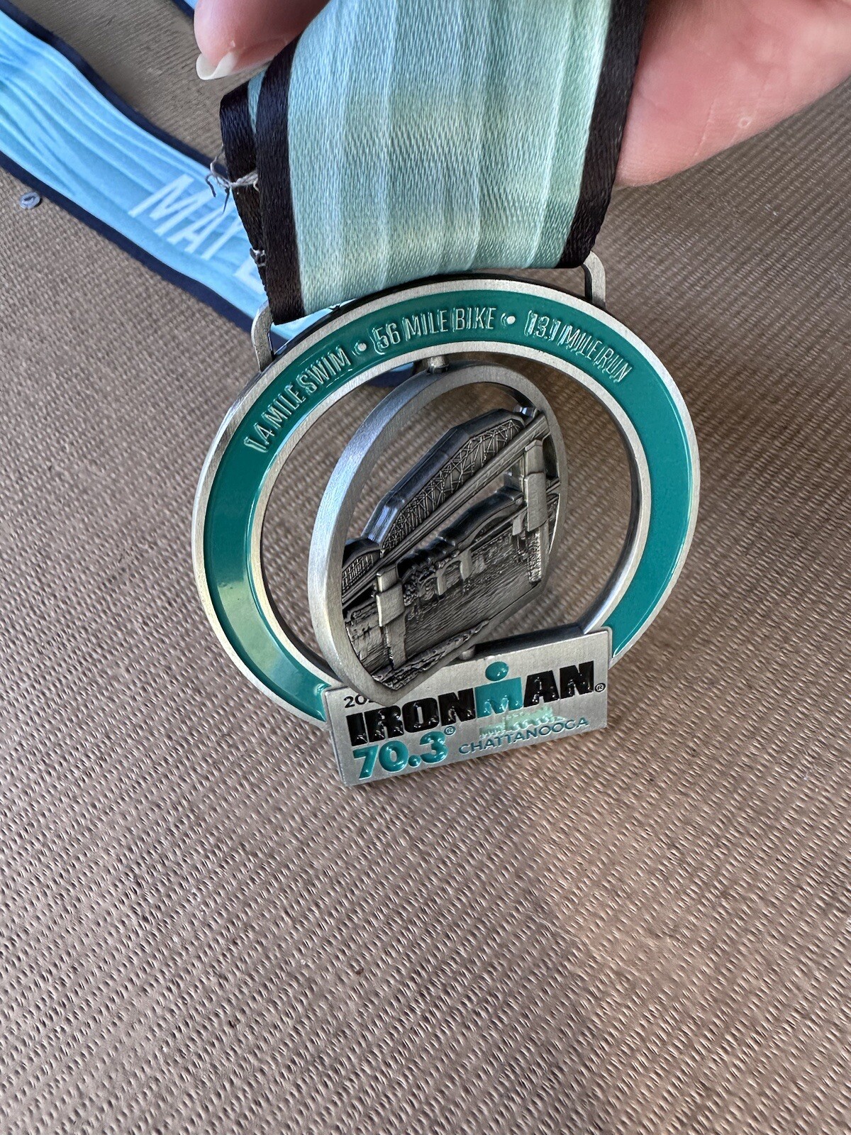 Ironman 2023 Chattanooga TN Little Debbie Mckee Triathlon Finisher Medal NEW