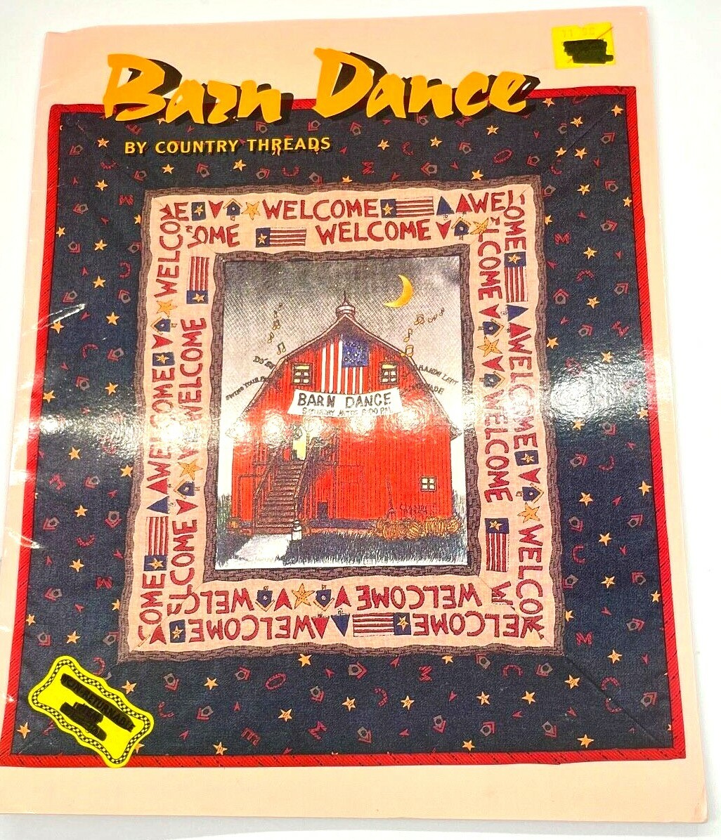 Barn Dance #306 quilt pattern by Country Threads Quilt Tracing Booklet 7.5 to10"