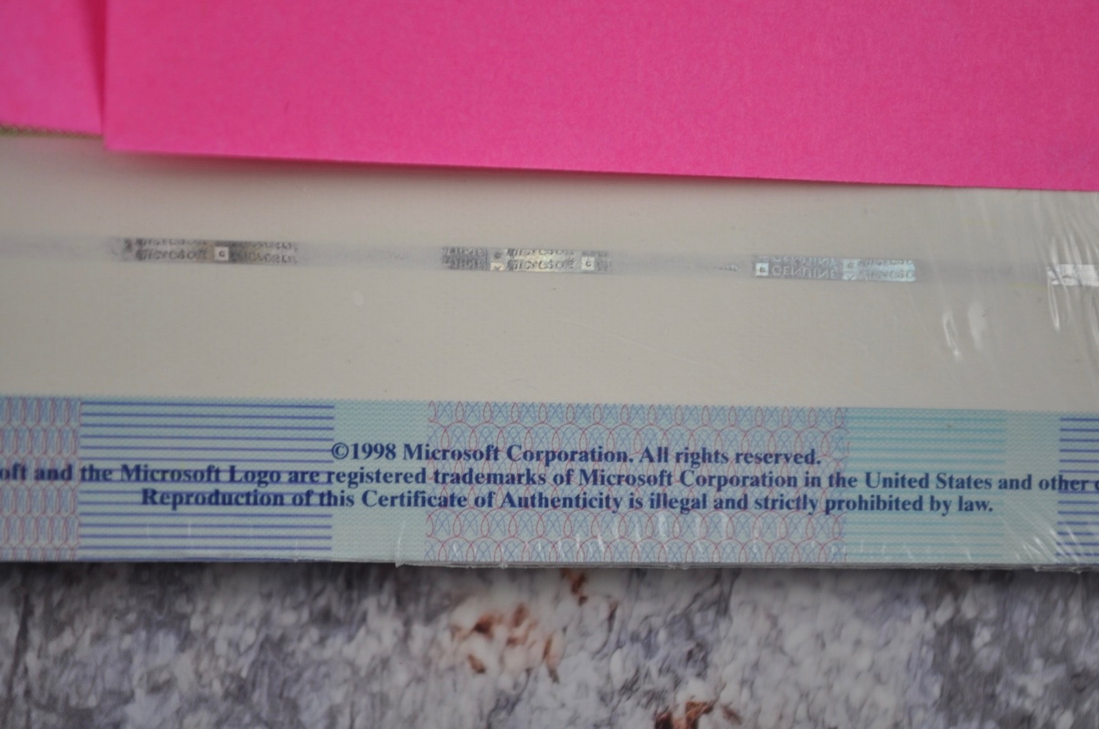 Microsoft Windows 98 Second Edition Operating System booklet Only - NO Disc