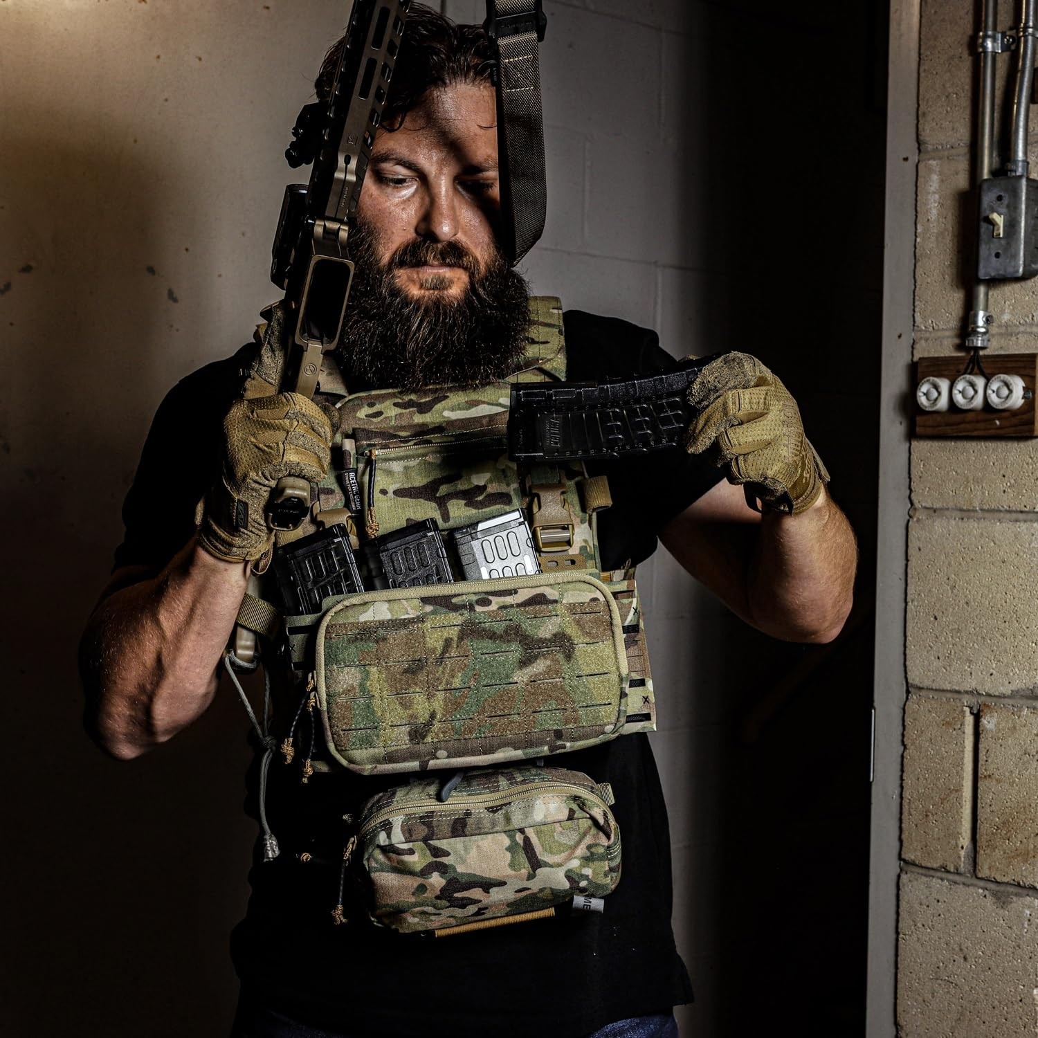 LPPC V.2 Tactical Vest, Low-Profile Vest, Modular, Placard Compatible, Made f...