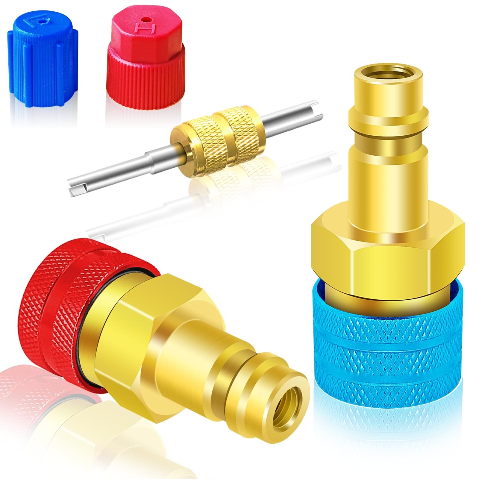 R1234yf to R134a Adapter, 1234yf to 134a Adapter Kit, R1234yf to R134a Conver...