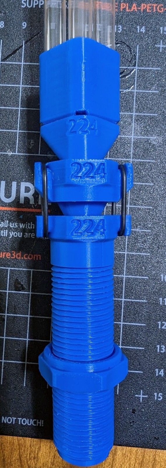 3D printed 9mm Bullet feeder kit for Hornady L-N-L ap press