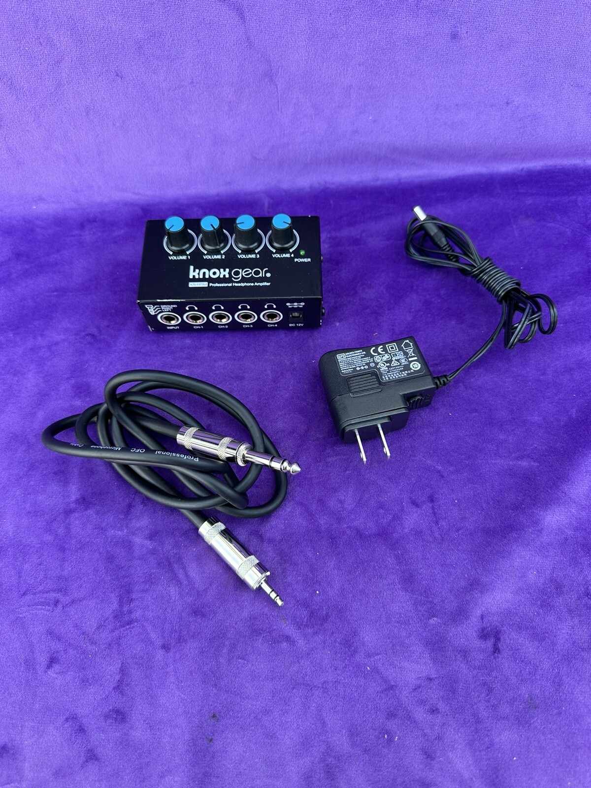 Knox Gear Compact 4-ChannelHeadphone Amplifier
