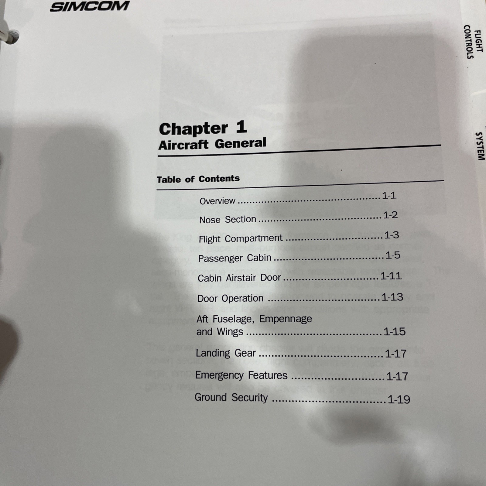 Simcom King Air F90 Reference Manual