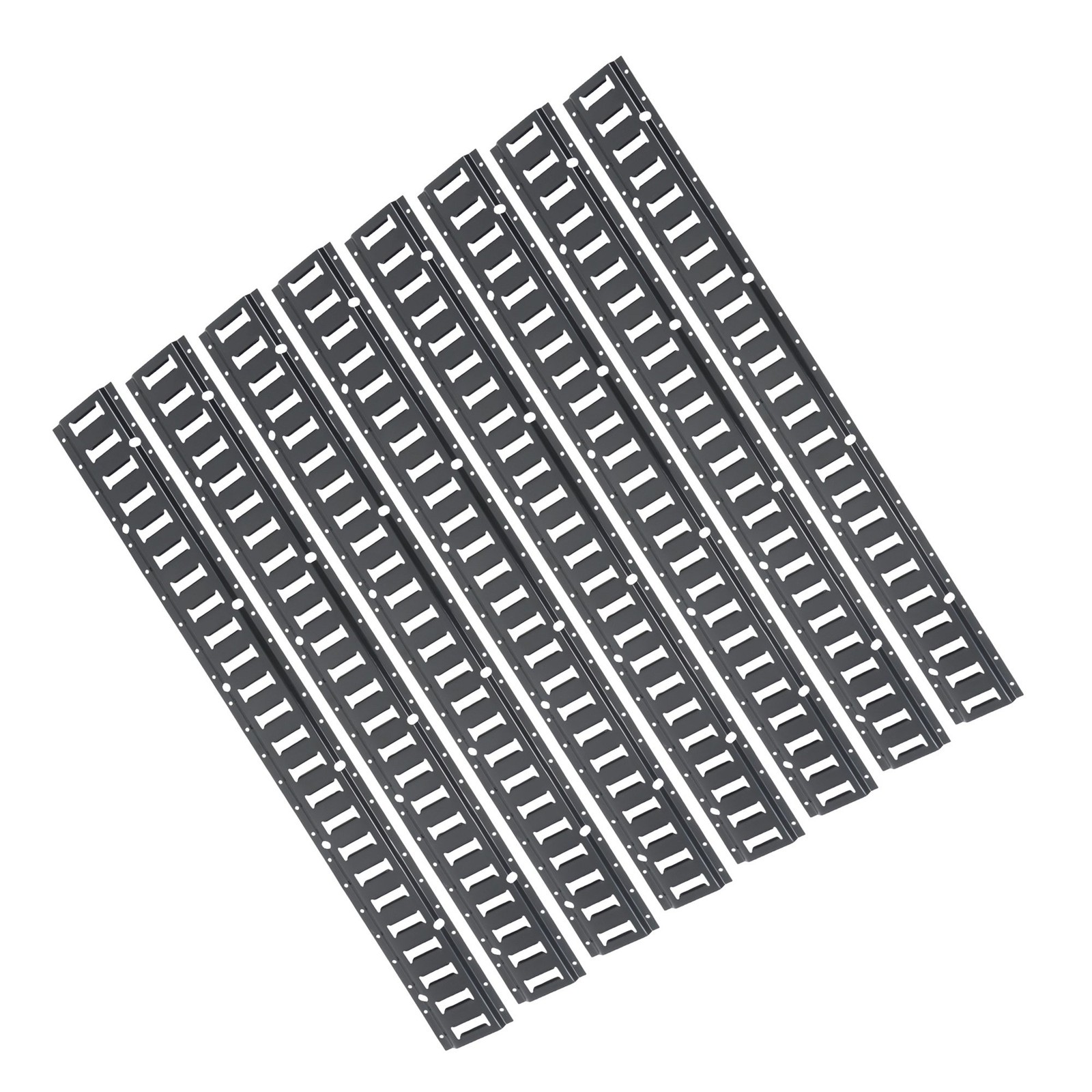 4' E Track Tie Down Rail Replacement For Garages Vans Durable Galvanized Steel