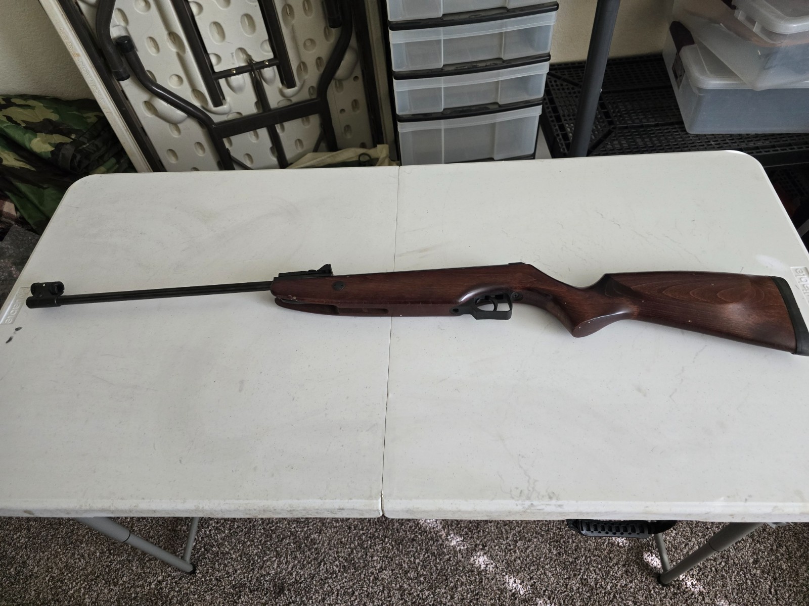 Vintage MARKSMAN Break Barrel .177 4.5mm Pellet Air Rifle 44-1C made in Spain