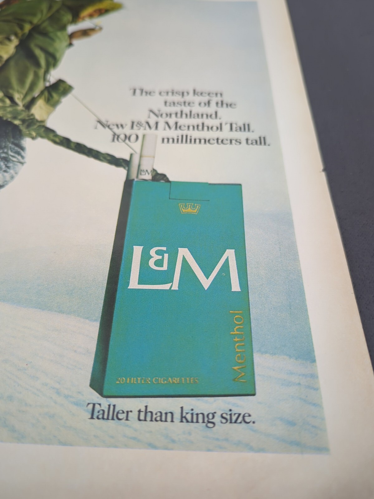 L And M Cigarette Advertisement 1960s