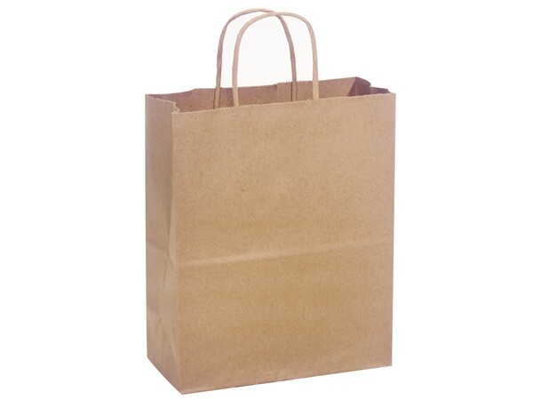 Nashville Wraps 100% Recycled Kraft Paper Bags, Cub 8x4.75x10.25" Carton