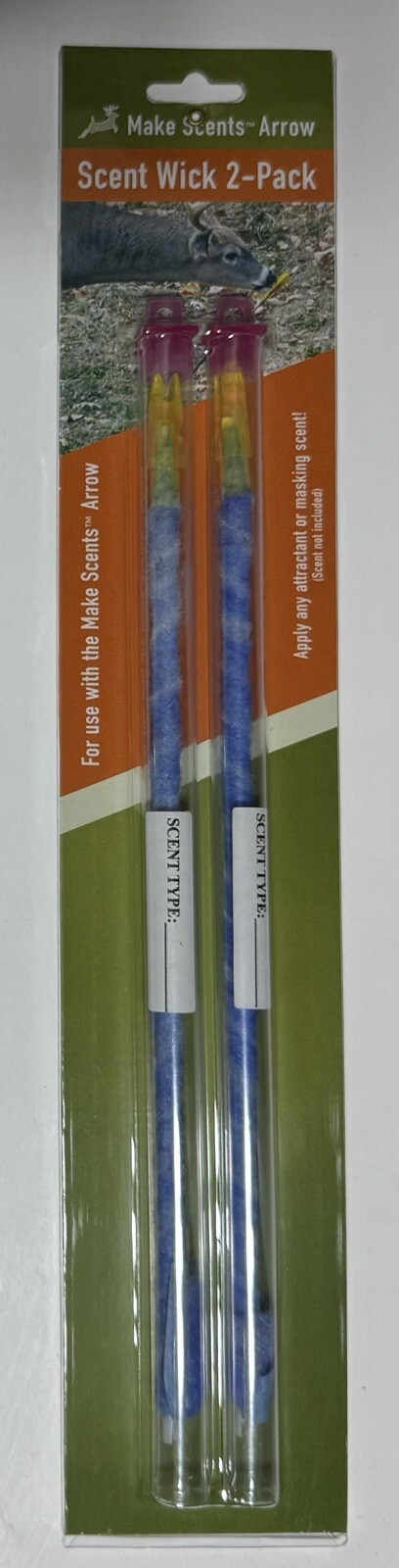 (2 Pack) MAKE SCENTS ARROW Scent Wick Replacements Wicks Only