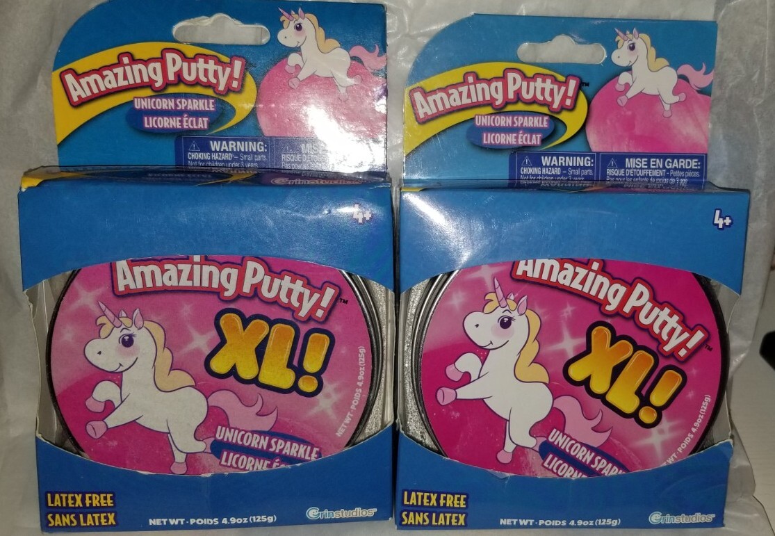 Amazing Putty XL Grin Studios UNICORN SPARKLE - 2 Pks.    PT2