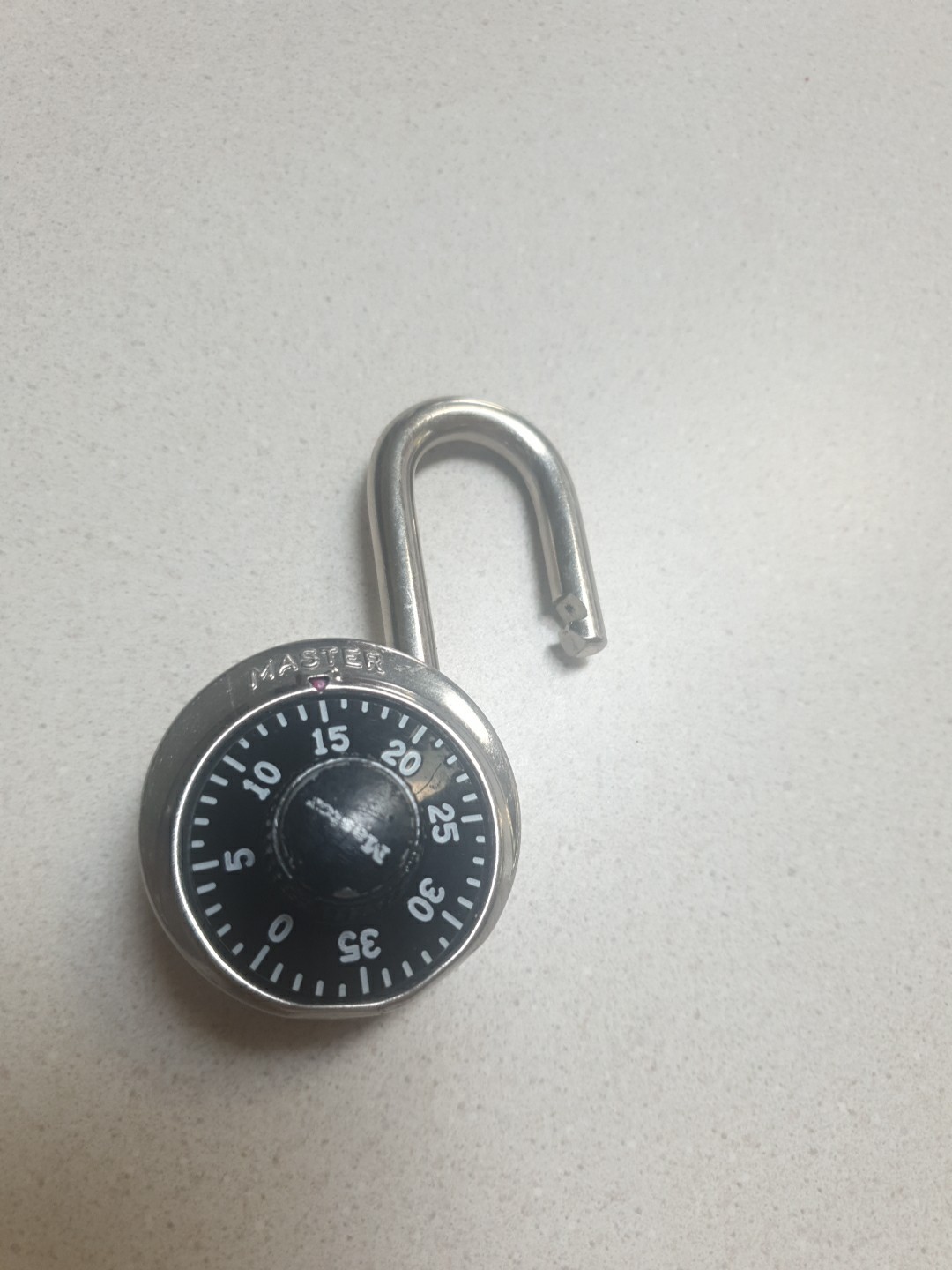 Master Lock Hardened Steel Dial Combination Padlock