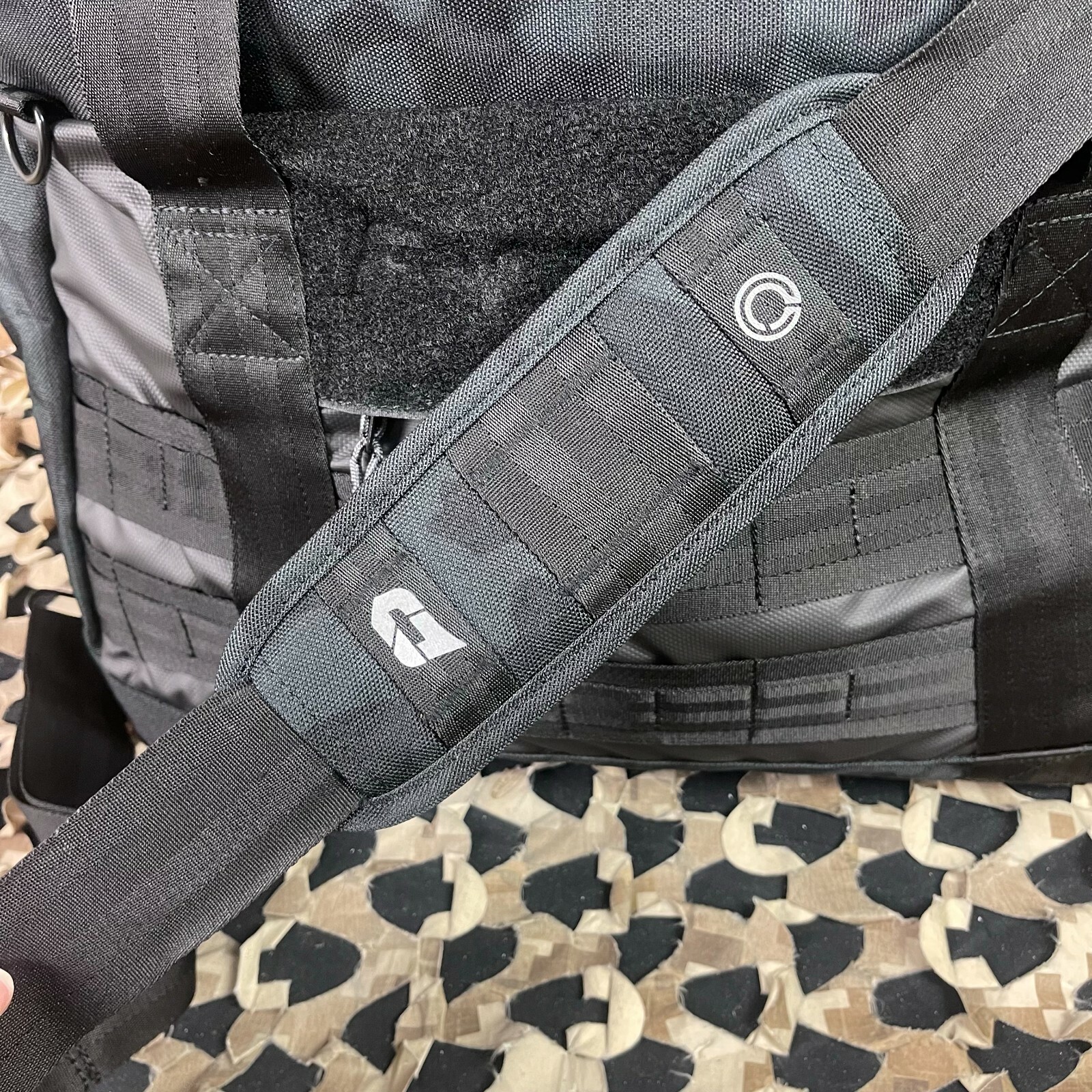NEW Push Division 01 Duffle Bag - Black - Black