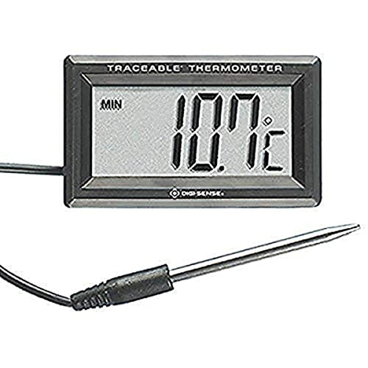 Traceable Panel-Mount Thermometer with Calibration, -50 to 300°C (-58 to 572°...