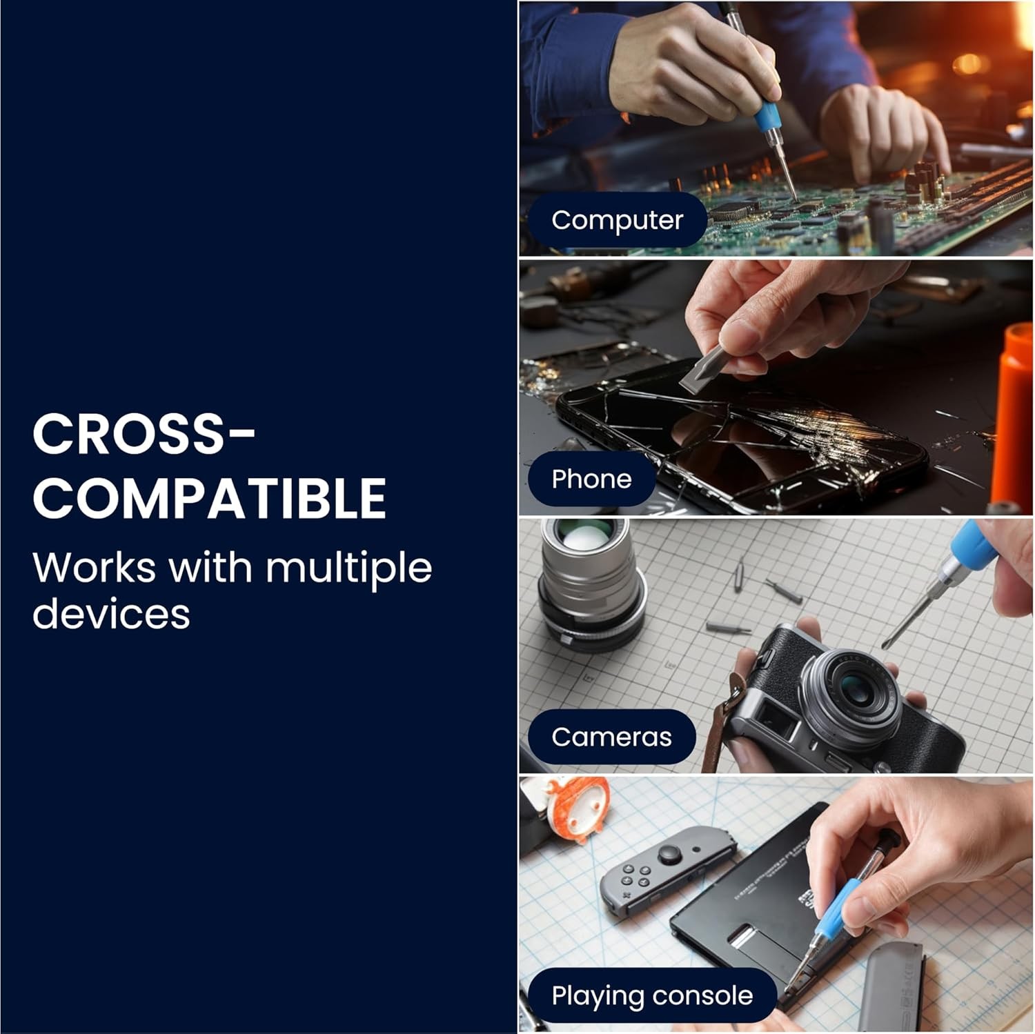Professional Multi-Console Toolkit T6/T8 Torx + PH00 Phillips PS4/Xbox Console