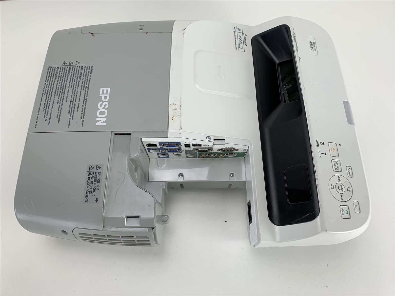 Epson PowerLite 450W 3LCD 2500 Lumens Projector - 2214 Hrs