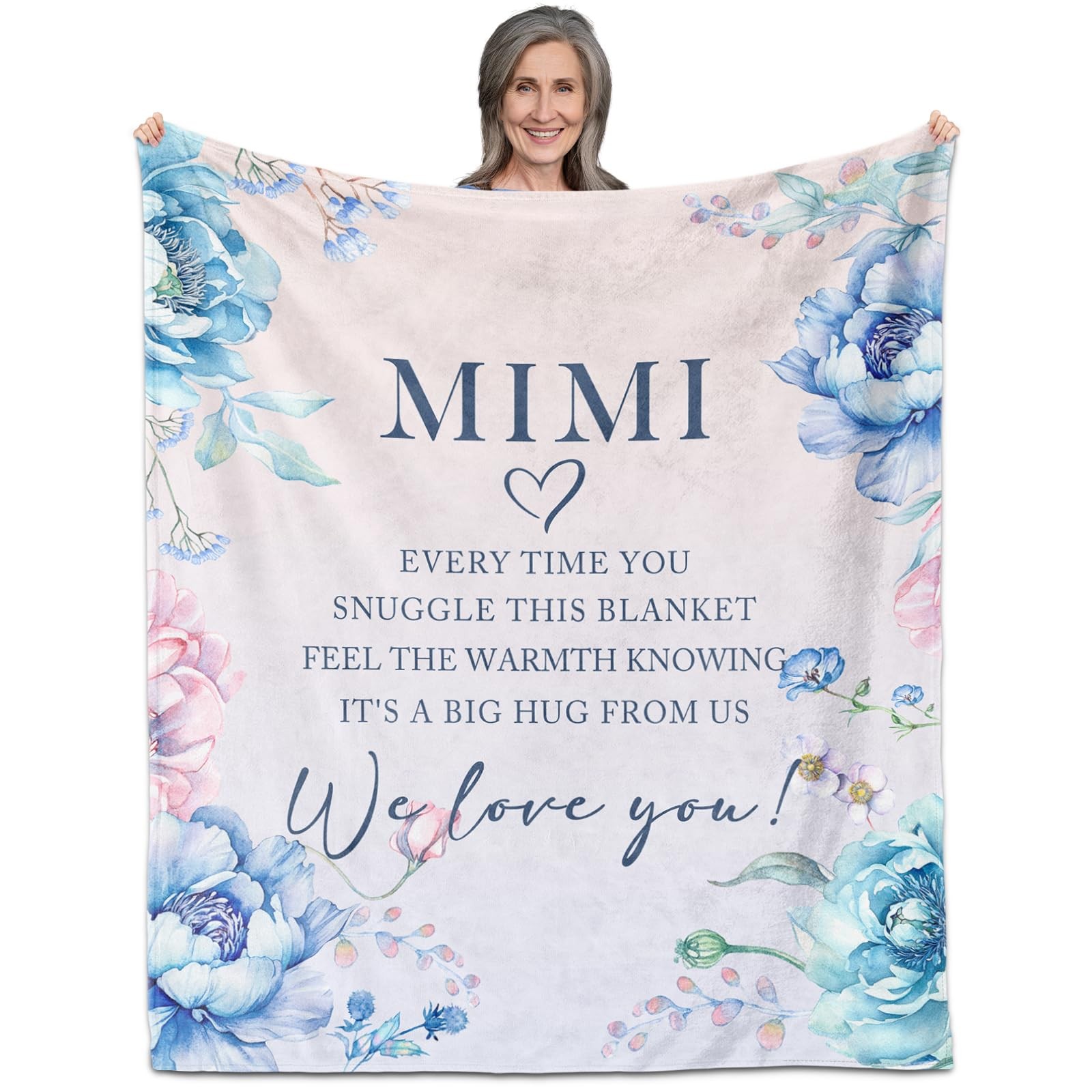 Mimi Gifts for Grandma Gifts for Mimi Mimi Gifts Blankets for Mimi 60" x 50" ...