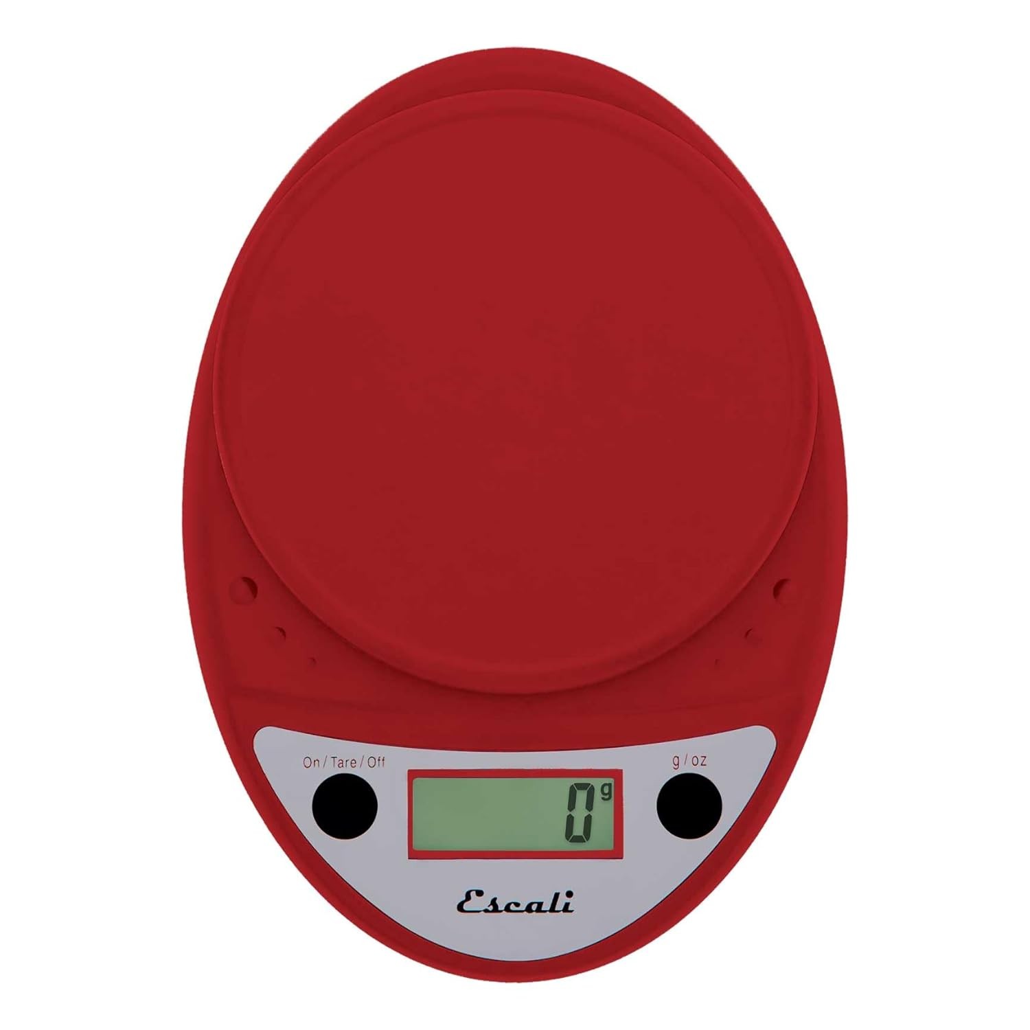Escali Primo Digital Food Scale Multi-Functional Kitchen and Warm Red