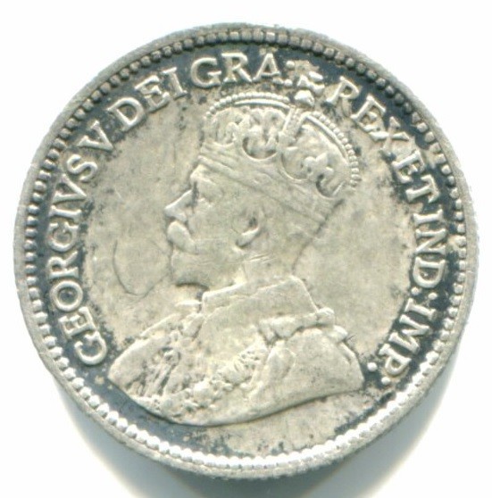 1913 Canada Silver Five Cent / 5 Cent !! EXF