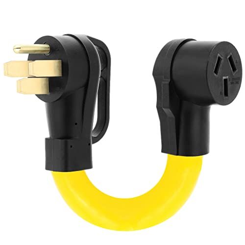 1 Foot (STW 6AWG) Nema 14-50P to 10-50R Adapter Power Cable,50Amp Dryer