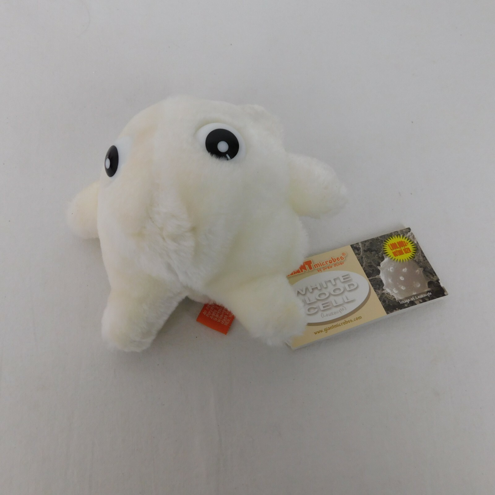 Giant Microbes White Blood Cell Plush Toy Soft Body Educational Gift 5" New
