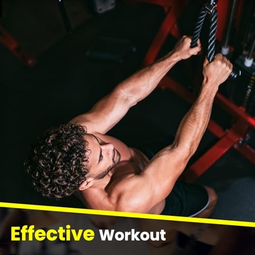 Pulley System for Home Gym, Wall Mount LAT Pull Down Machine Attachment with 3